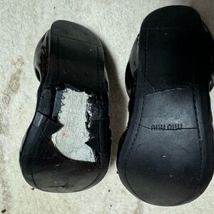 Miu miu bejeweled ballerinas